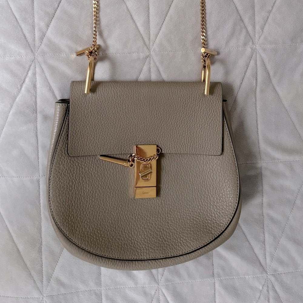 Chloe Leather Drew Crossbody Bag - Picture 15 of 15